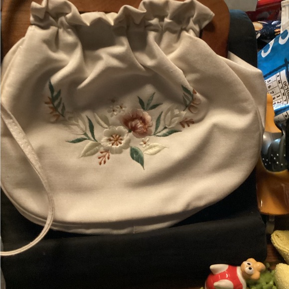 Wood handles purse - Picture 2 of 8